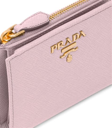 small saffiano leather wallet prada